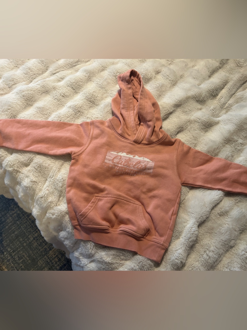 Cabela's Dusty Rose/Pink Kids Hoodie